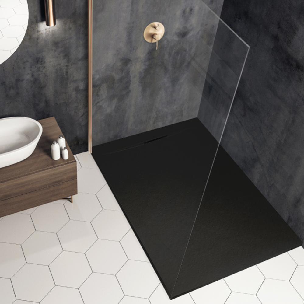 Receveur De Douche 90x160 Cm Extra Plat Bristow En Résine Surface