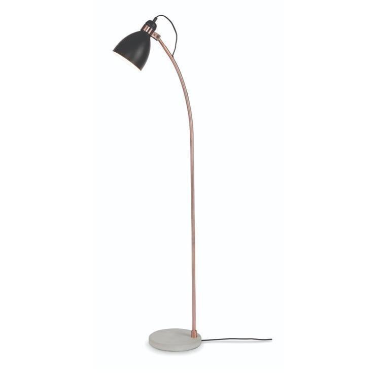 Lampada da terra KRISTOF H145 cm acciaio spazzolato