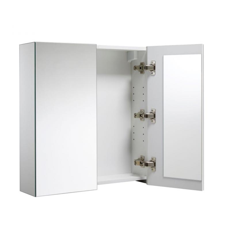 Armoire De Toilette Miroir Oslo 60 Cm 2 Portes Allibert Leroy Merlin