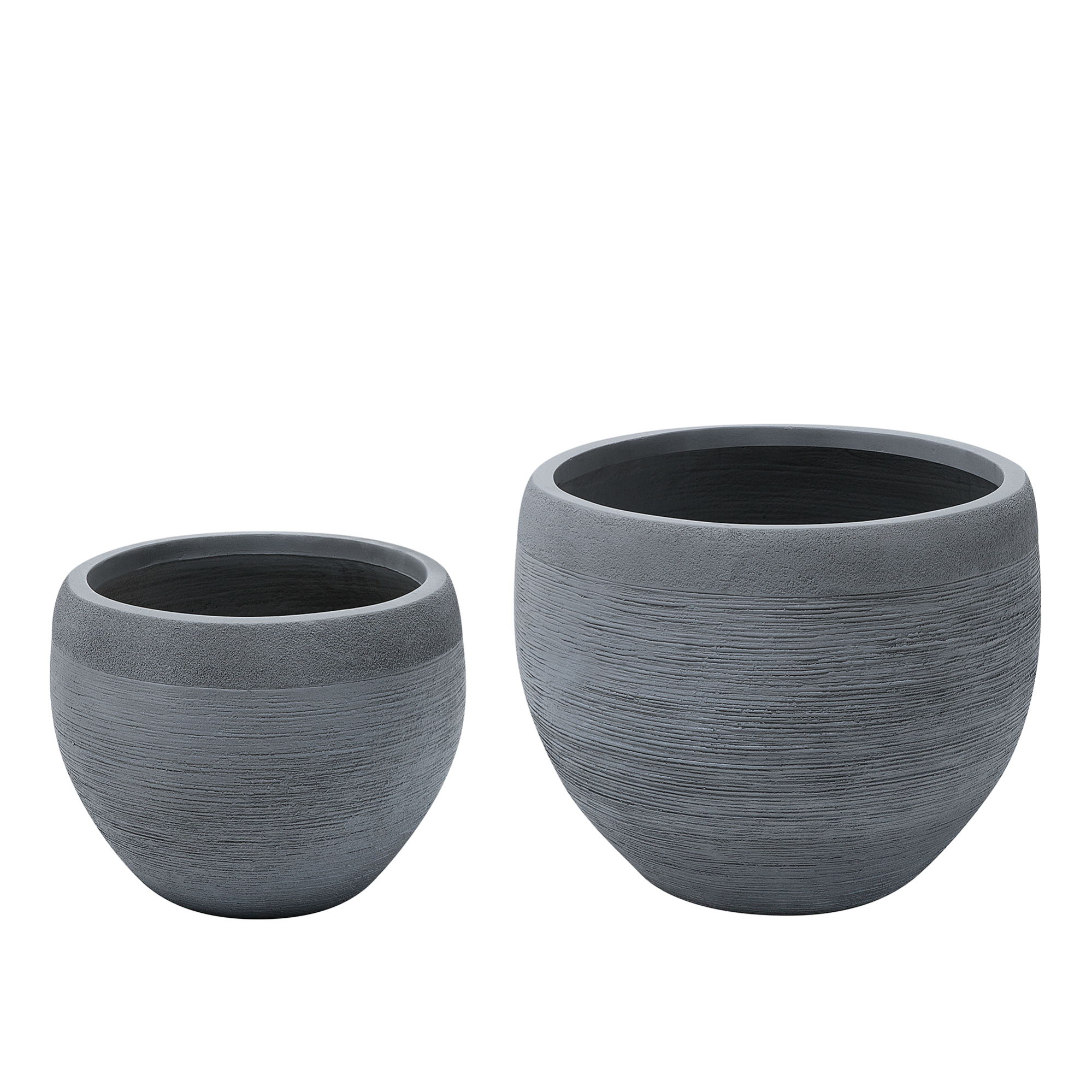Set di 2 balconiere rettangolari vasi da giardino balcone esterno per