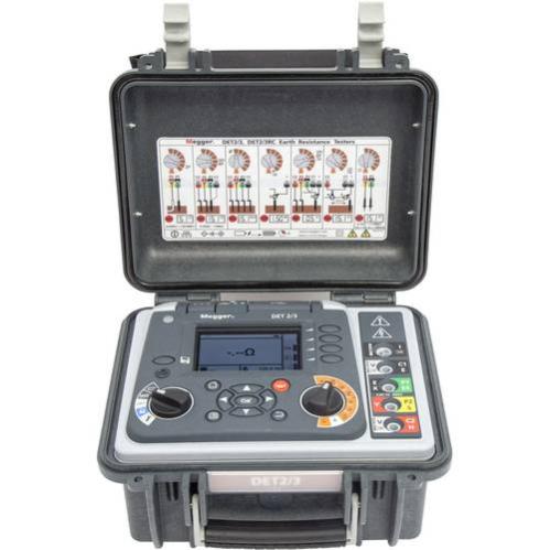 Instrument de mesure de résistance de terre Megger DET2/3 EARTH TESTER — free download