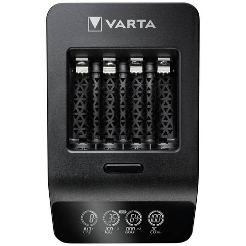 Varta LCD Smart Charger+ 4x 56706 Chargeur de piles rondes NiMH LR03 (AAA),  LR6 (AA)