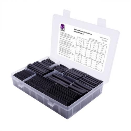 Gaine Thermorétractable CellPack 9.5mm→4.8mm - Taux 2:1 - Noir - 10 Mètres