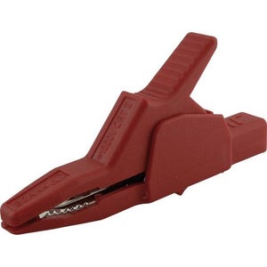 Pince crocodile avec lanière - Rouge (lot de 100) - RETIF