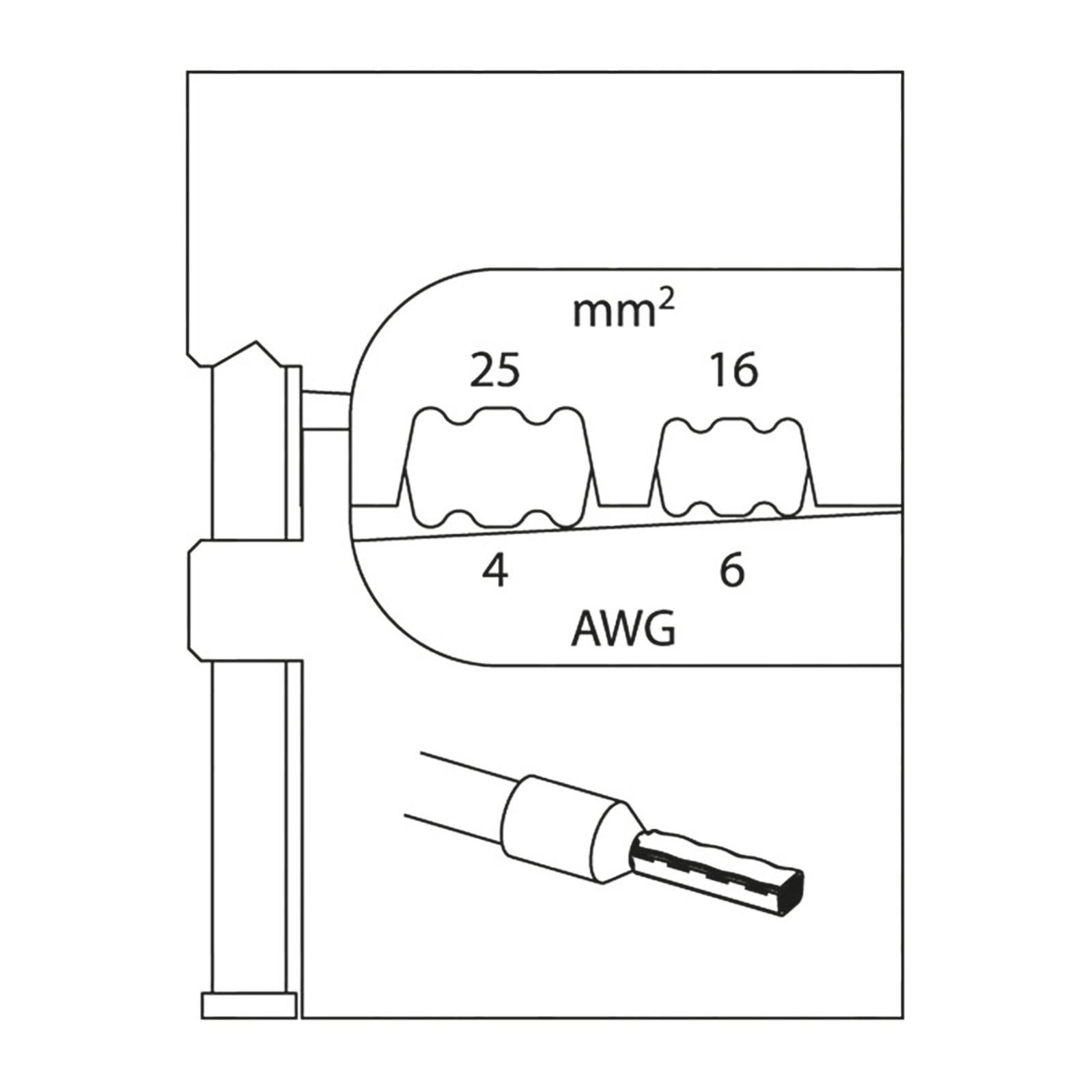 GEDORE 8140-07 - Módulo virolas cable 16/25mm (1830619) | Leroy Merlin