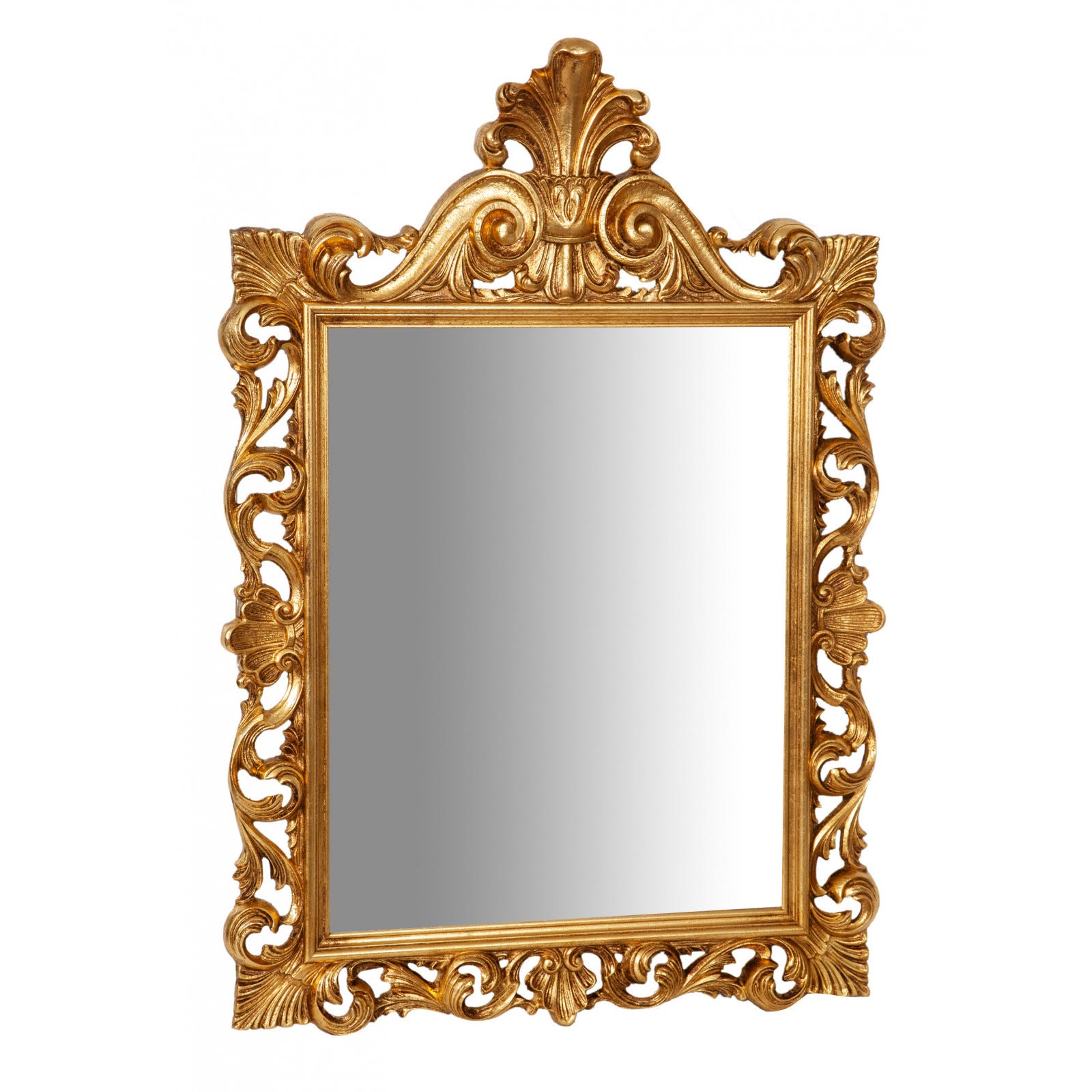Specchio da parete barocco 124x86x7 cm, Originale specchio vintage da  parete con cornice lavorata Made in Italy
