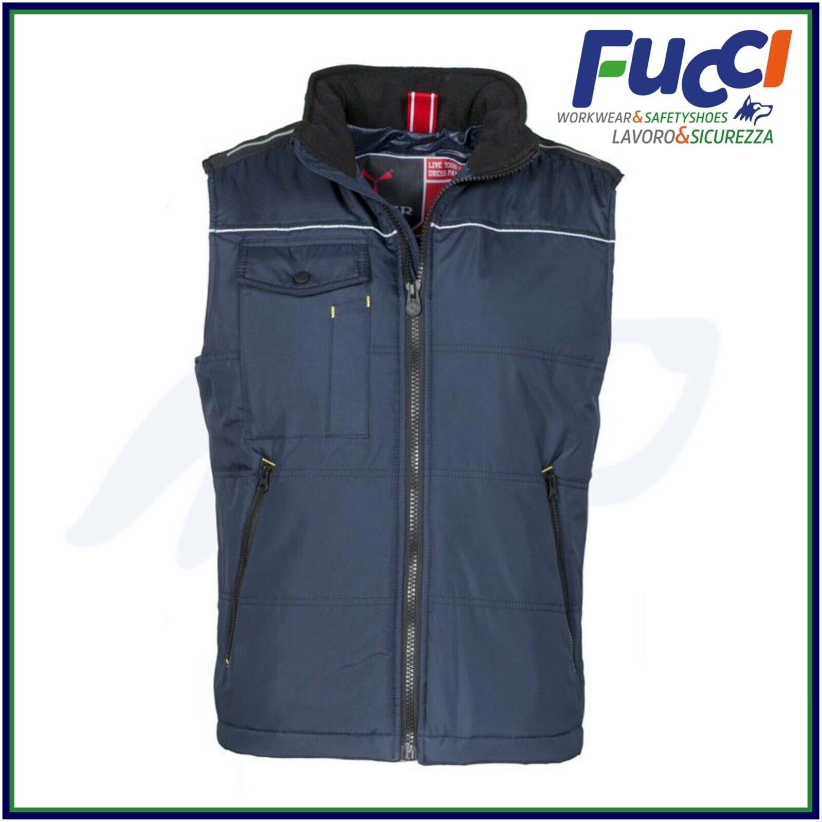 CHEMAGLIETTE! Gilet Uomo In Micro Pile – Smanicato Da Lavoro Con Tasche E Zip – Modello JRC Praga - 2