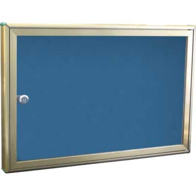 BACHECA PORTA AVVISI ALLUMINIO cm 55x73x5 (per 4 fogli A4 o 2 fogli A3 ...