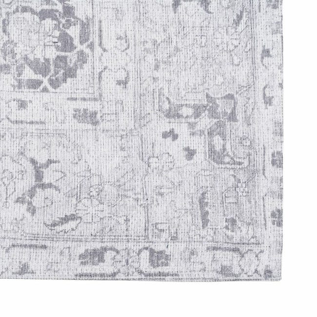 Alfombra rectangular algodón gris 200x300 cm - referencia Mqm-345124