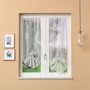 STORESDECO Tende per Interni Effetto Lino, Tende per Camera da letto,  Soggiorno, Salotto, Tenda Bianca, 280 cm x 300 cm