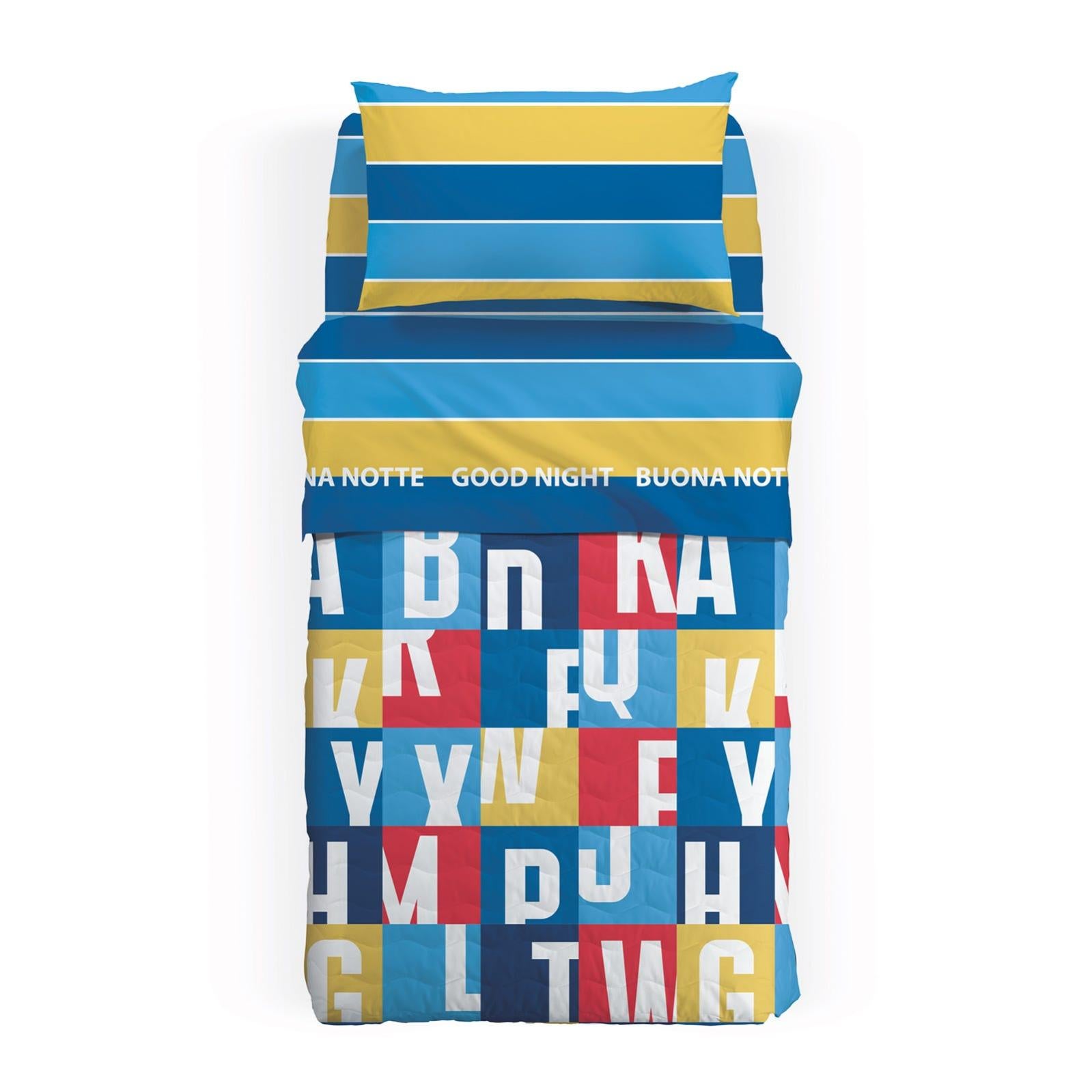 Copriletto Primaverile Trapuntato - In Cotone Grigio Per Letto Piazza E Mezzo - Foto 8