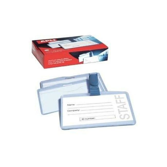 Custodia per carta d'identità Apli 90 x 56 mm Trasparente Plastica (25  Unità)