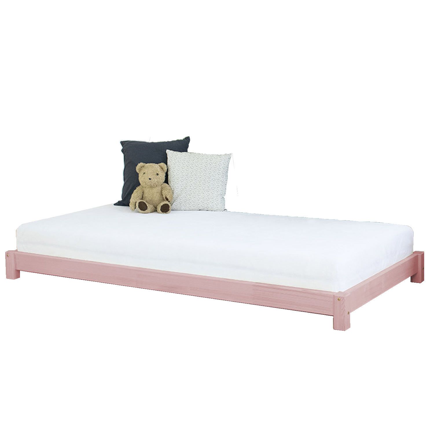 Letto per bambini DREAMY 90 x 180 rosa pastello