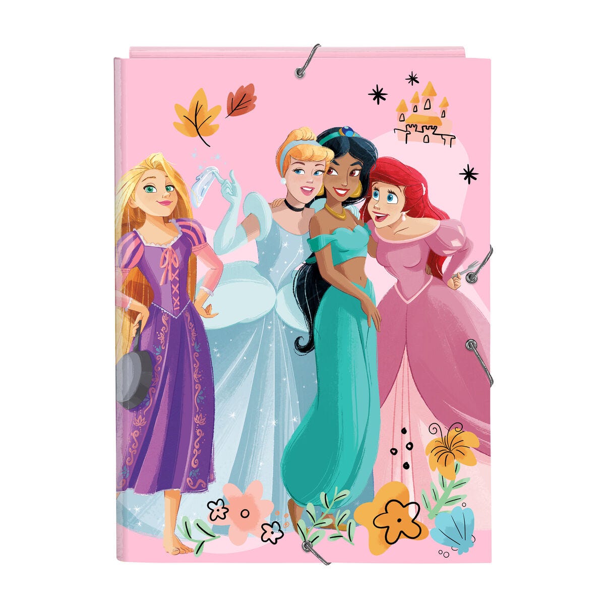 Classeur Princesses Disney Magical Beige Rose A4