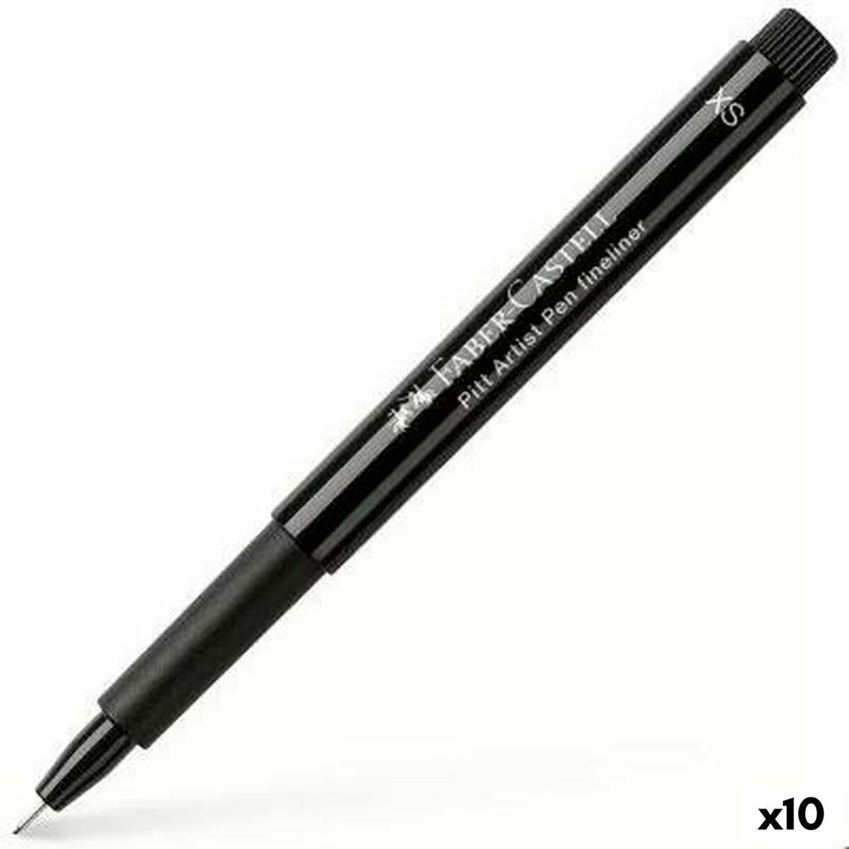 Faber-Castell Multimark S Pennarello Permanente Nero - Marcatore Per Multiple Superfici - Foto 4