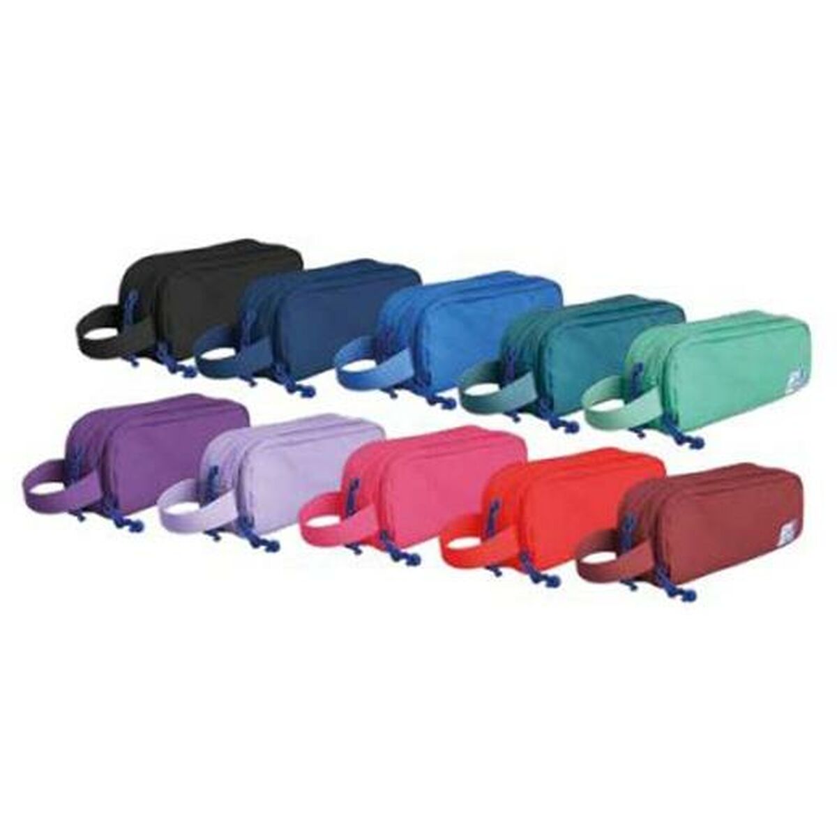 Trousse Fourre Tout Triple Oxford Bismart 22 5 X 9 5 X 8 Cm Leroy Merlin