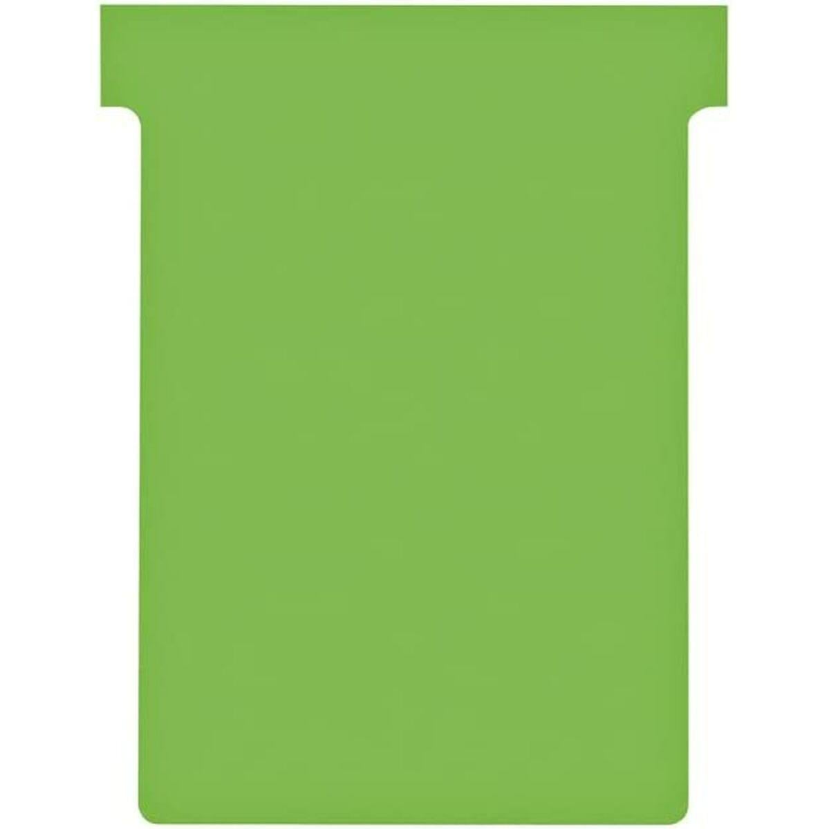 100 Fiches T Cartonnées Nobo - 8,5x6 Cm - Rouge - Pour Planning Bureau Ou Organisation