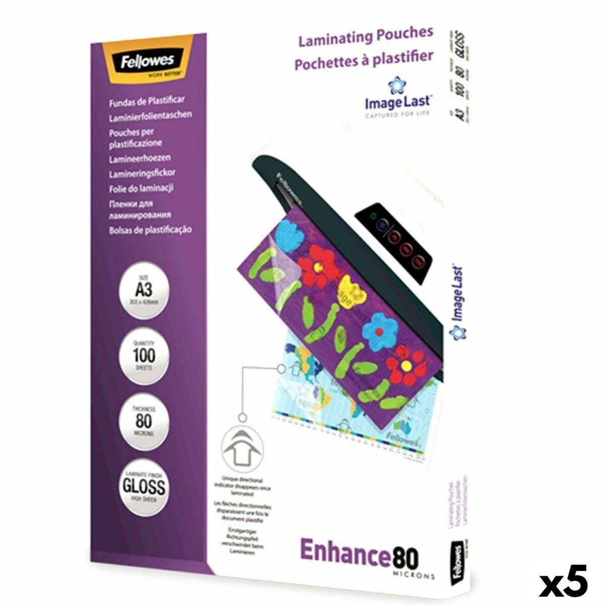 Pergamy 900146 Pochette De Plastification A3 Transparent Brillant 2x100my