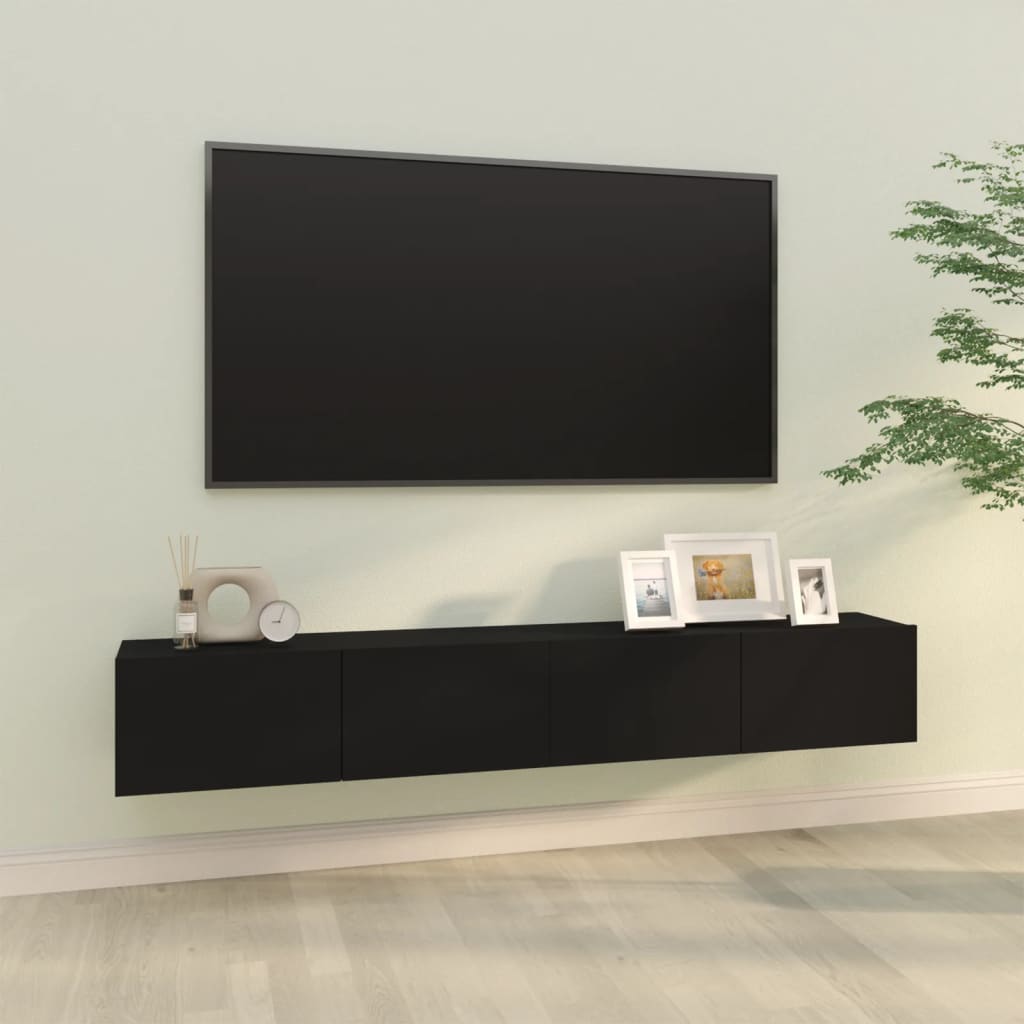 VidaXL Mobile porta tv nero 150x30x44,5 cm in legno multistrato Mobili  porta tv 