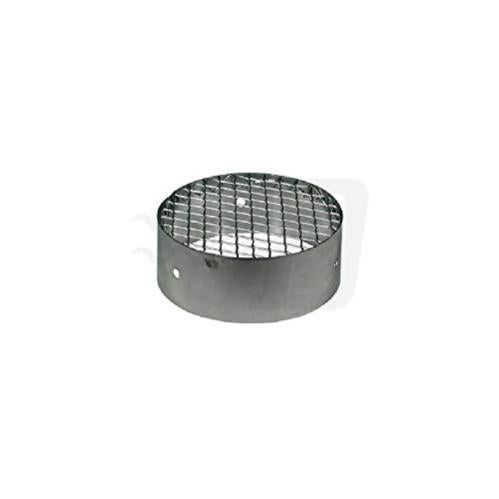 Cappellotto Griglia Per Tubo Stufa A Pellet - Acciaio Inox D.80mm