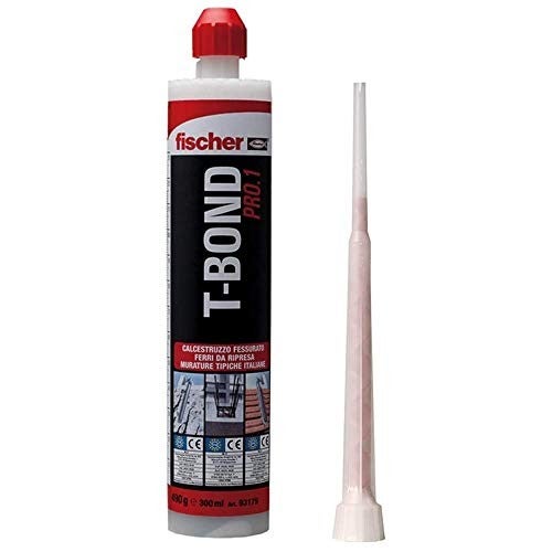 ANCORANTE CHIMICO T-BOND PRO.1 calcestruzzo fessurato RESINA MURI FISCHER ML 300