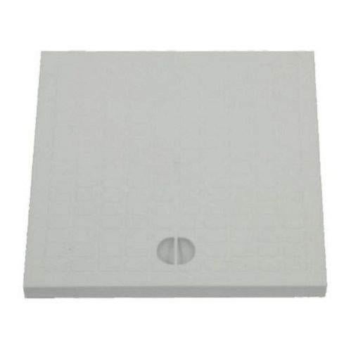 Jardibric – Couvercle de regard prédécoupé pour descente de gouttière – Polypropylène renforcé – Dimensions 28x28 cm pour regards 30x30 cm – Couleur sable