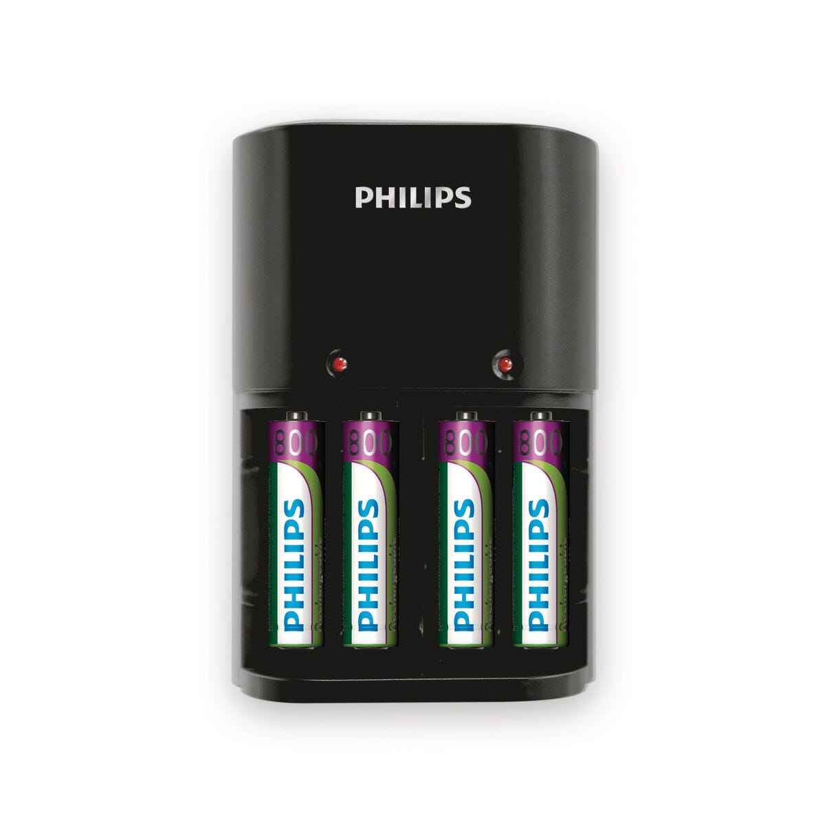 Caricabatterie + Batterie Ricaricabili Philips SCB1450NB/12