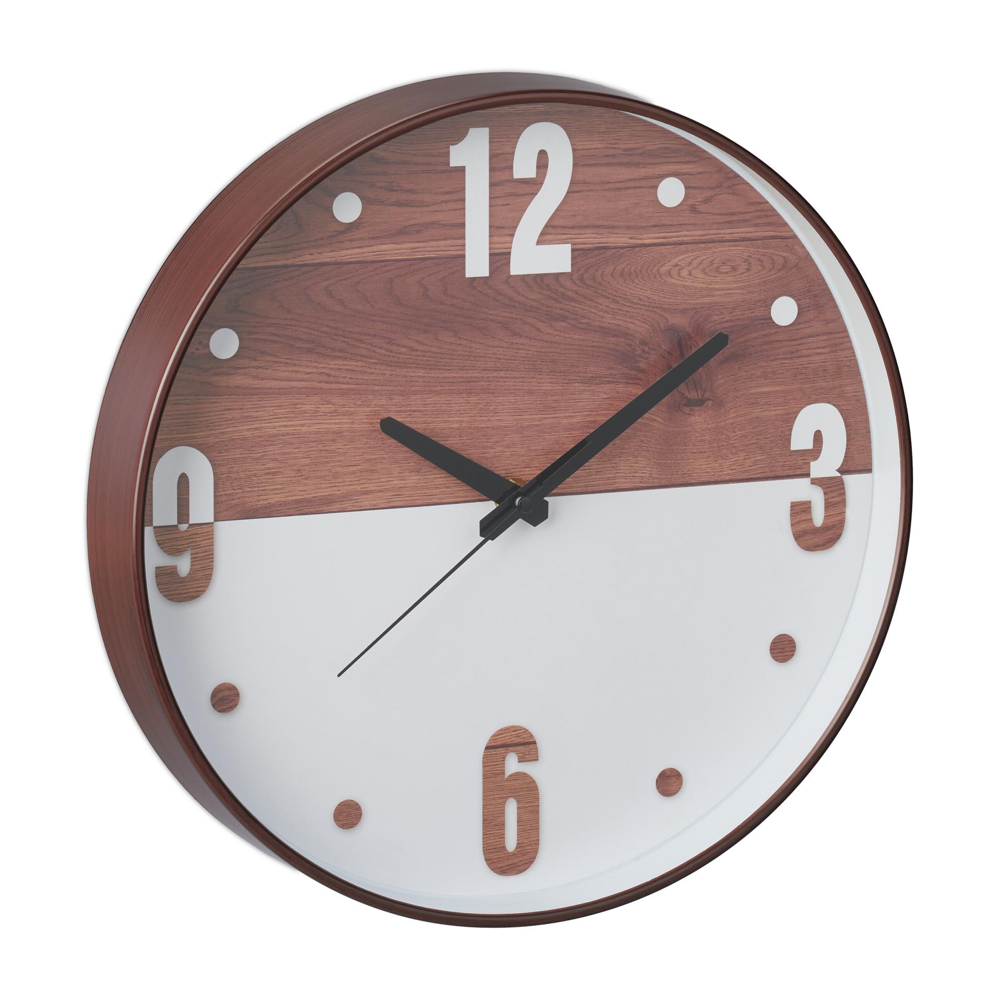 Relaxdays Orologio Da Parete, 30 Cm, Senza Numeri, Pallone Calcio Camera Da Letto Di Ragazzi E Ragazze Nero Bianco 90955901