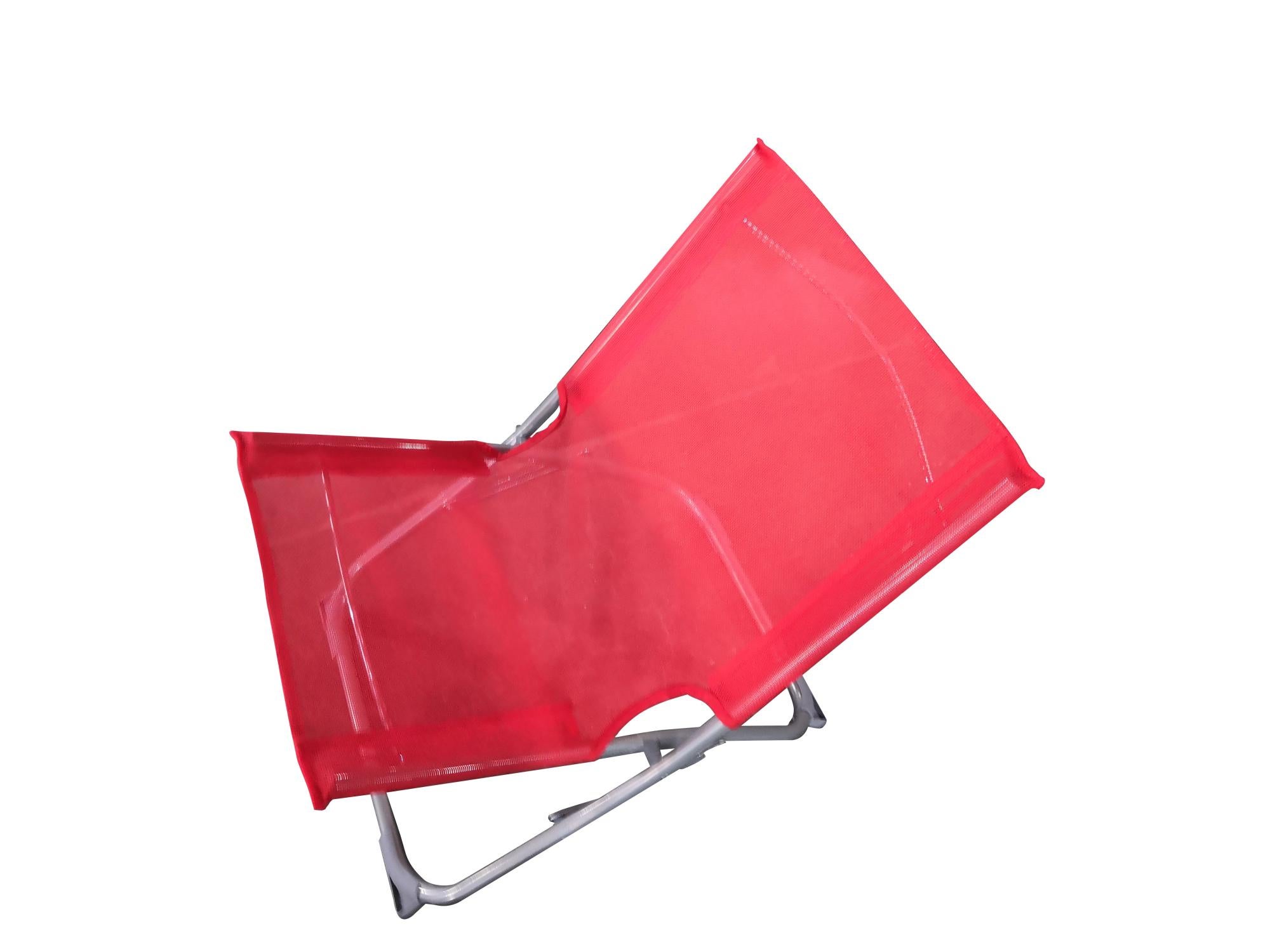 Sedia da Spiaggia Pieghevole 2 pz Acciaio Tessuto Oxford Rosso 44360 Sedia da Spiaggia Pieghevole 2 pz Acciaio Tessuto Oxford Rosso 44360