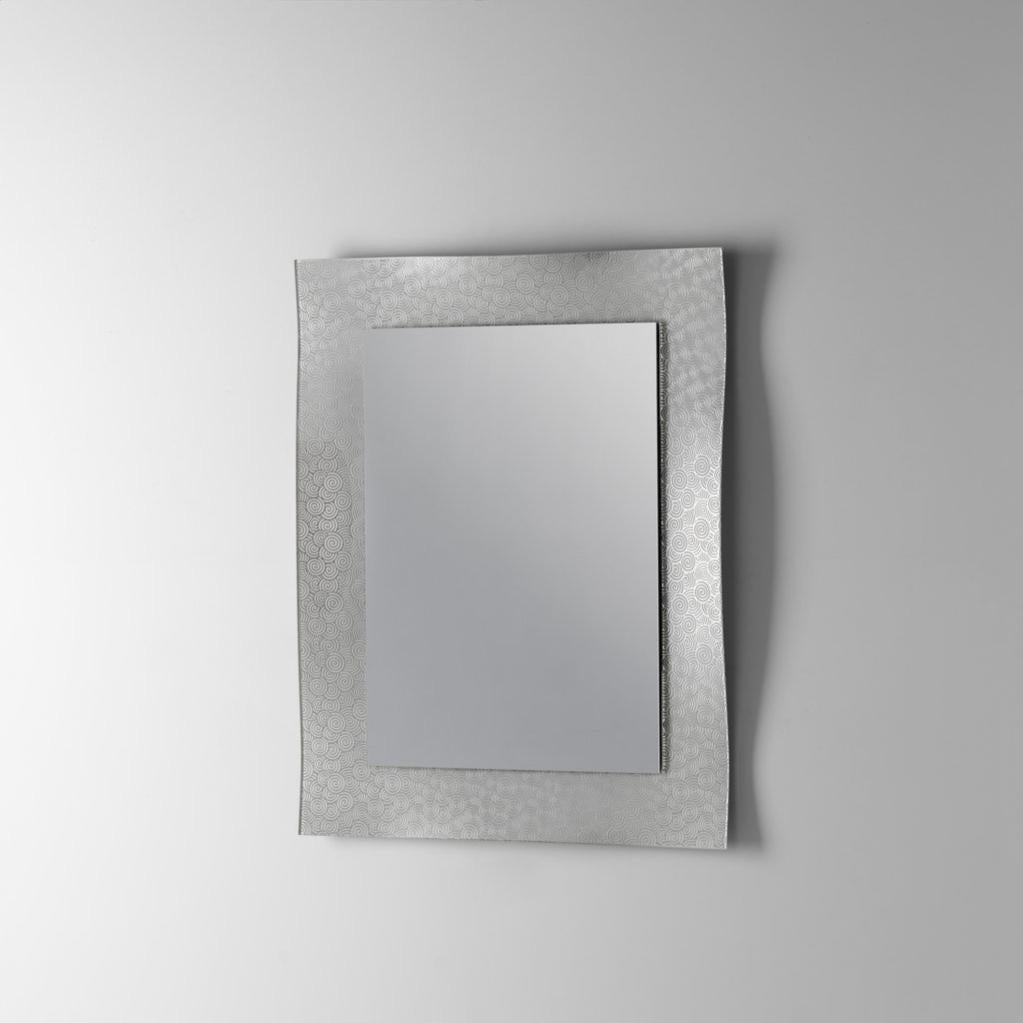 MSV Set Di 6 Specchi Adesivi Quadrati In Vetro E Alluminio Per Piastrelle - Decorazione Da Parete Per Bagno E Soggiorno - 6