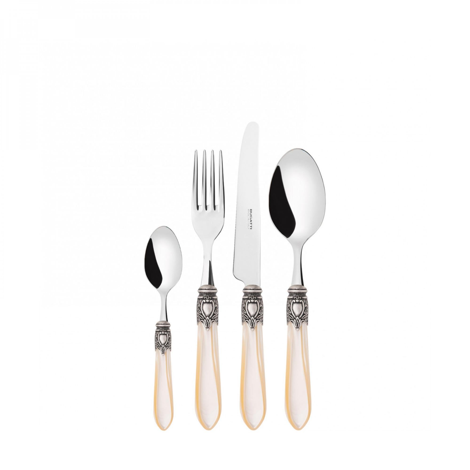 Posate Bugatti Capriccio 24 pz in acciaio inox per 6 persone - Tempesta