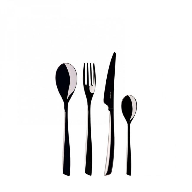 Servizio posate MOTIVI 4 pezzi un posto tavola in acciaio inox 18/10 lucido spessore 2,5 mm Servizio posate MOTIVI 4 pezzi un posto tavola in acciaio inox 18/10 lucido spessore 2,5 mm