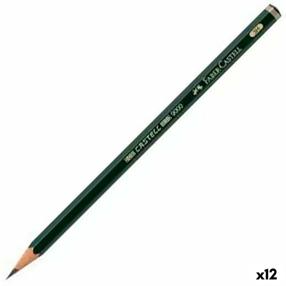 Matita Faber-Castell 9000 Ecologico 3H (12 Unità)