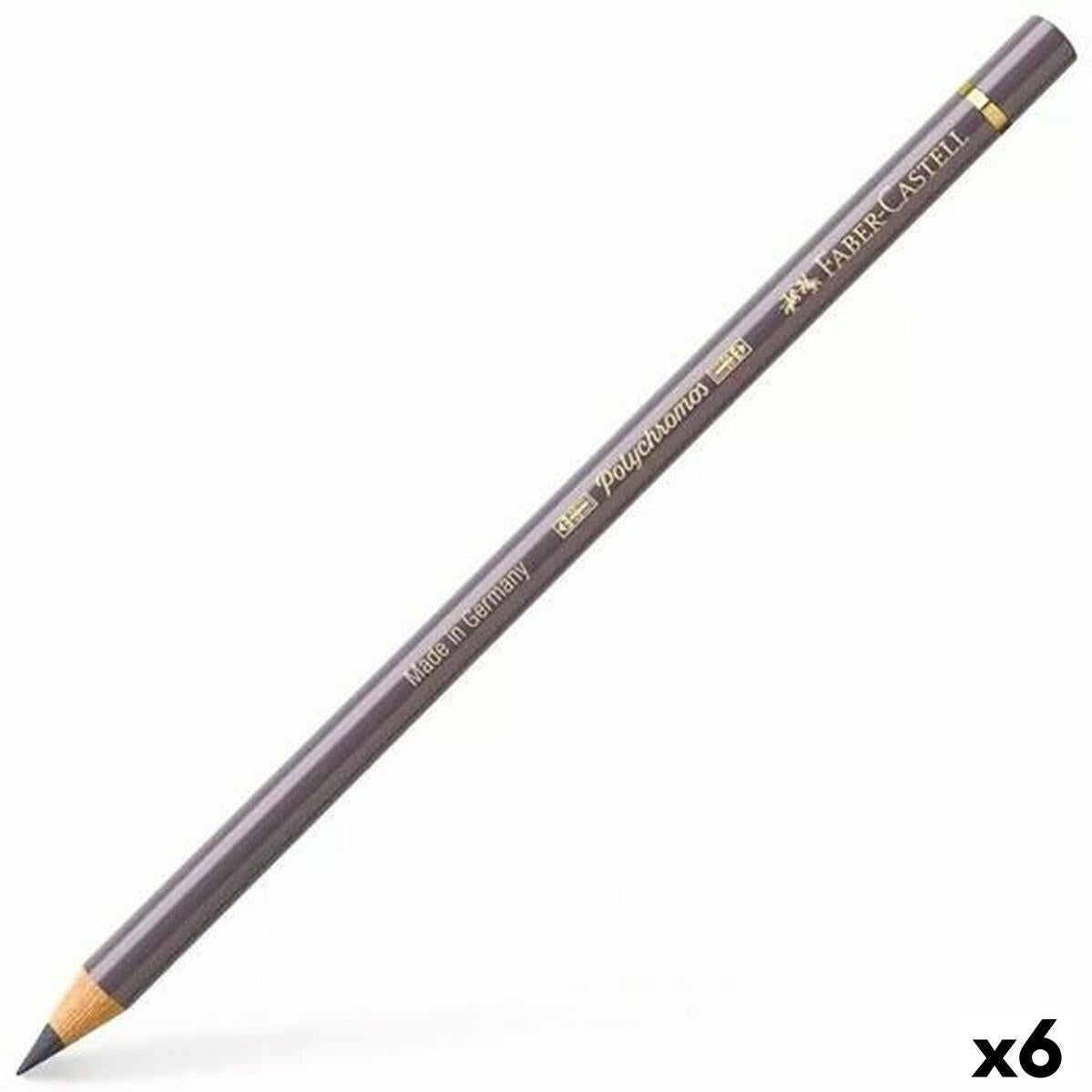 Crayons de couleur FaberCastell Polychromos Gris (6 Unités) Leroy Merlin