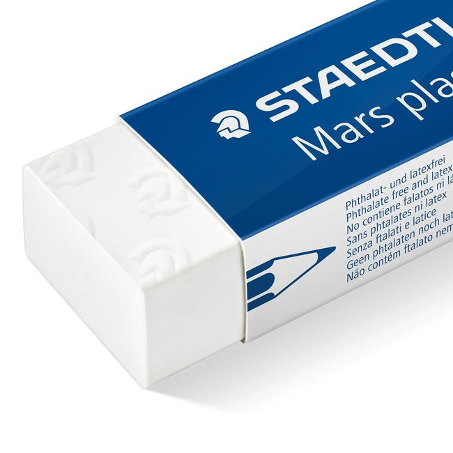 STAEDTLER - Mars plastic - Gomma da cancellare bianca - confezione da 20  gomme