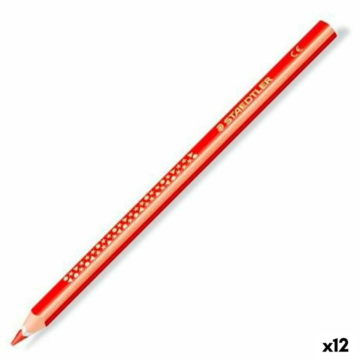 Crayons de couleur Staedtler Jumbo Noris Rouge (12 Unités) Leroy Merlin