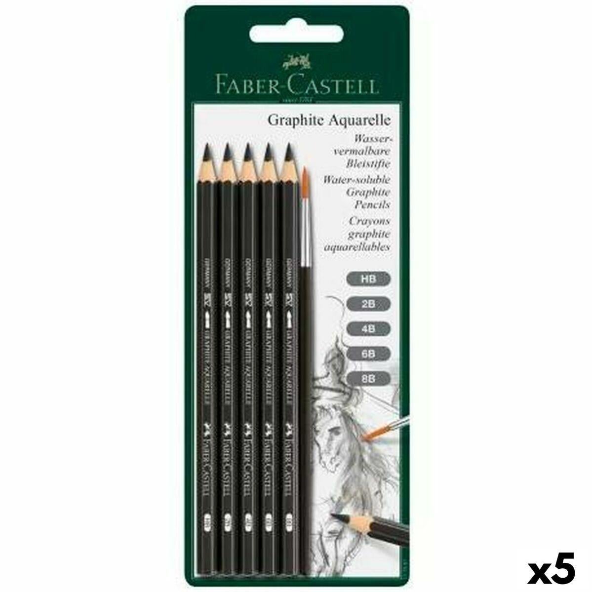 Lápices Acuarelables Faber-castell Goldfaber Aqua 12 Pastel | Cuotas sin interés