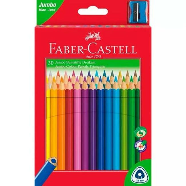 Crayons de couleur Faber-Castell Multicouleur (4 Unités)