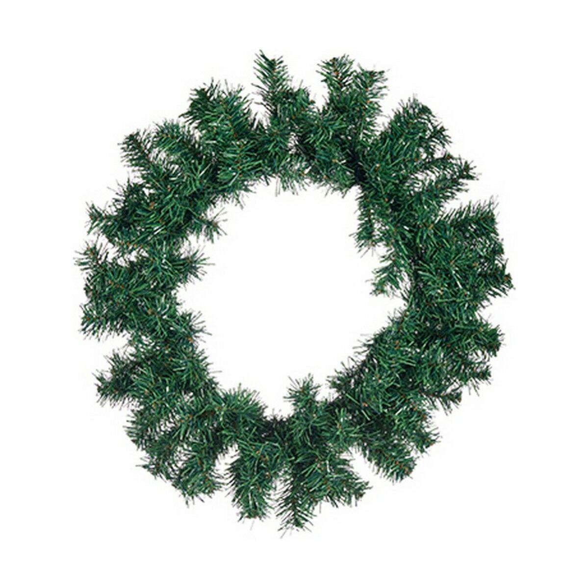 Ghirlanda di Natale Verde Plastica (40 x 6 x 40 cm) | Leroy Merlin