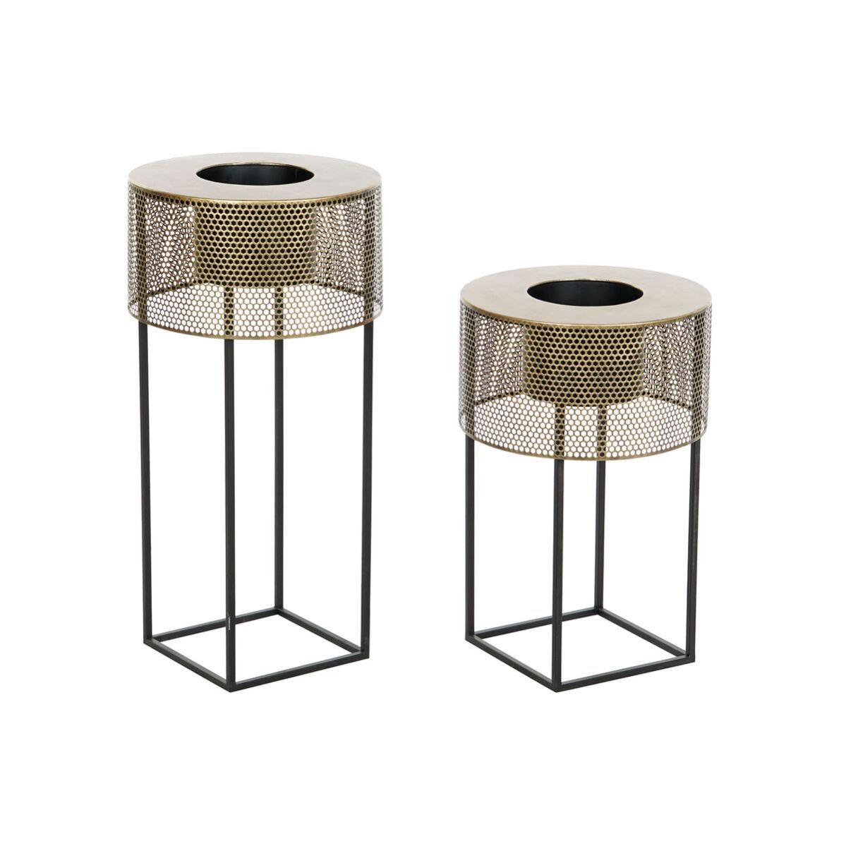 KADAX Set Di 3 Vasi Per Fiori In Plastica Con Sottovaso - 18 Cm, Color Rosso Vivace - Ideali Per Piante Grasse E Cactus