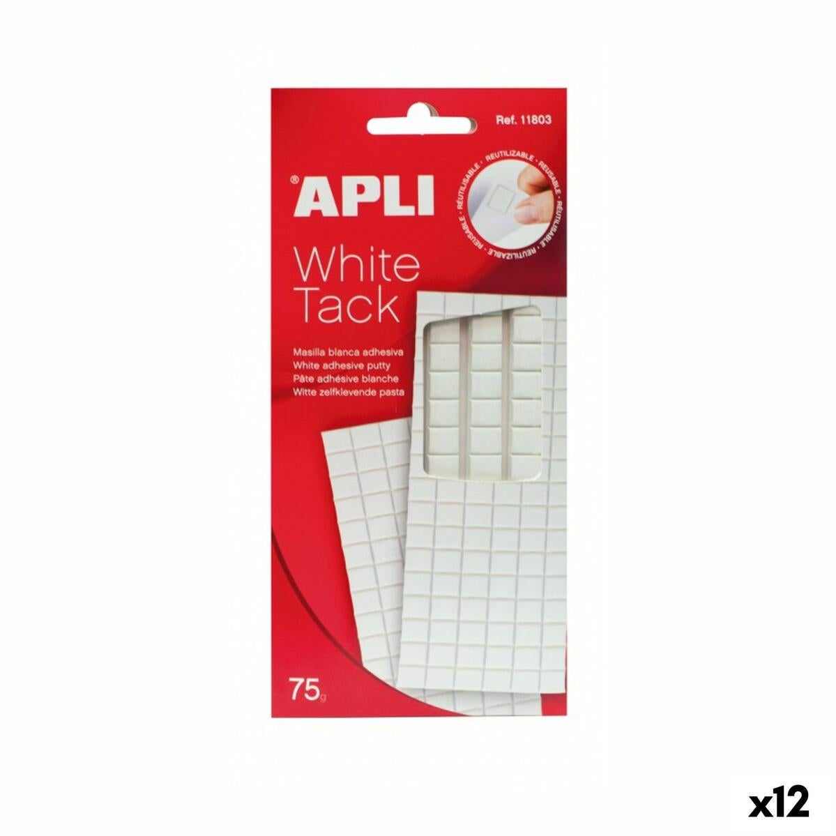 UHU White Tack – klebriger, wiederverwendbarer Klebekitt – 4 Stück UHU White Tack – klebriger, wiederverwendbarer Klebekitt – 4 Stück