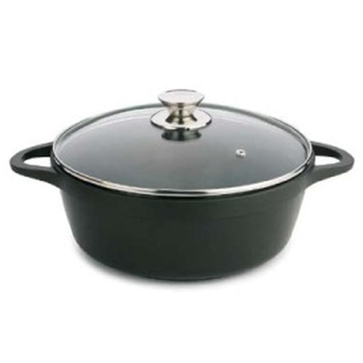 Casseruola Con Coperchio Sten Rosso Cm 24