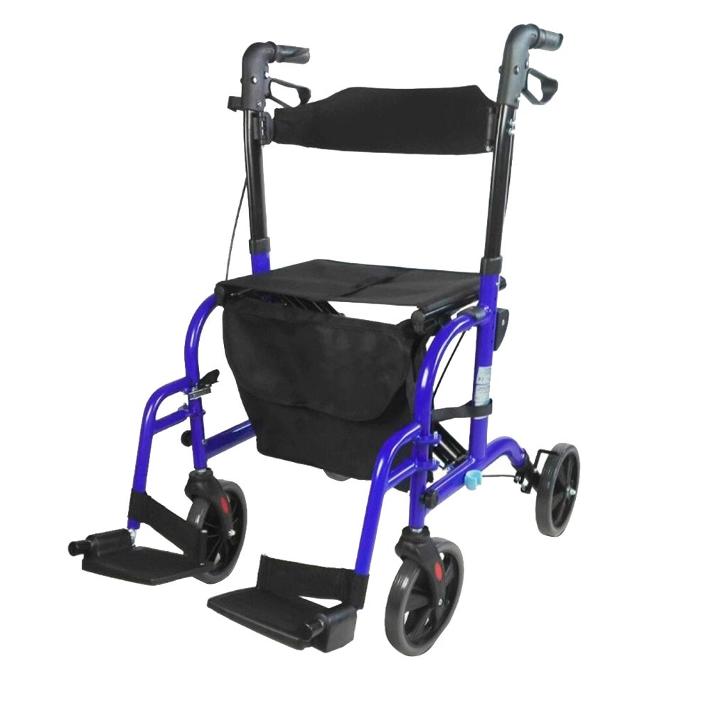 Mobiclinic Deambulatore per anziani disabili adulti o anziani rollator  deambulatore girello alluminio leggero pieghevole pieghevole