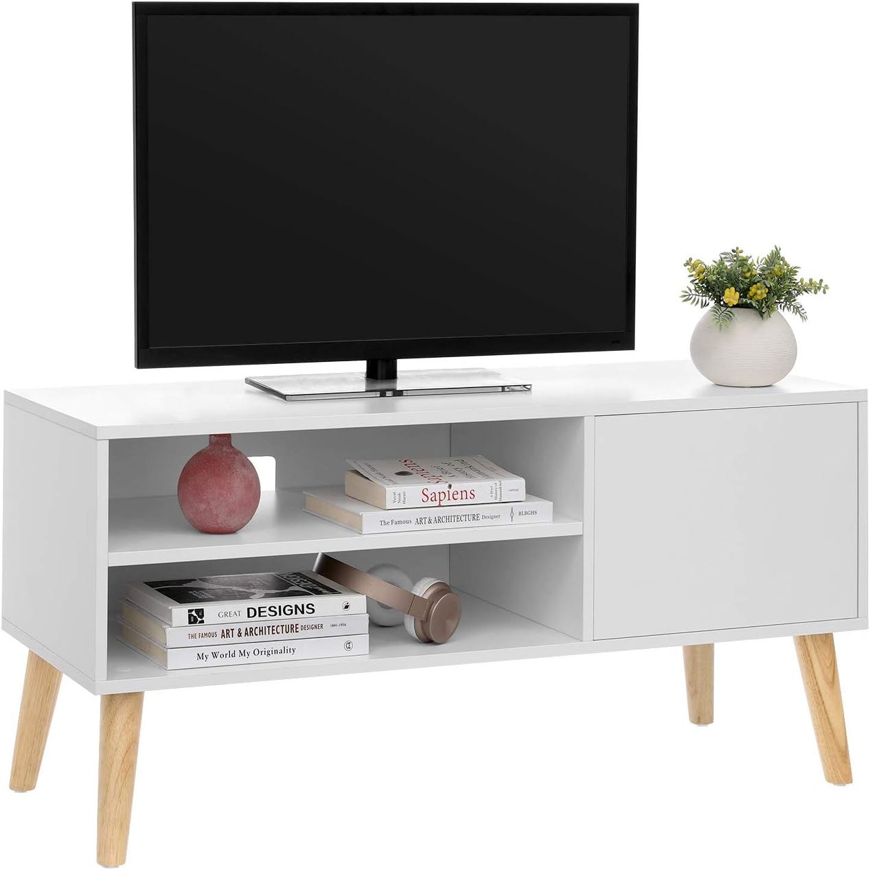 Meubles du Salon  Table console extensible meuble TV led