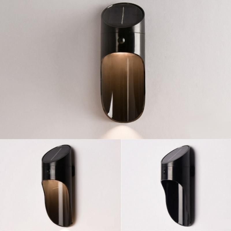 Applique Solaire Extérieure Noire 0.5W Blanc Froid 6000k 8000k