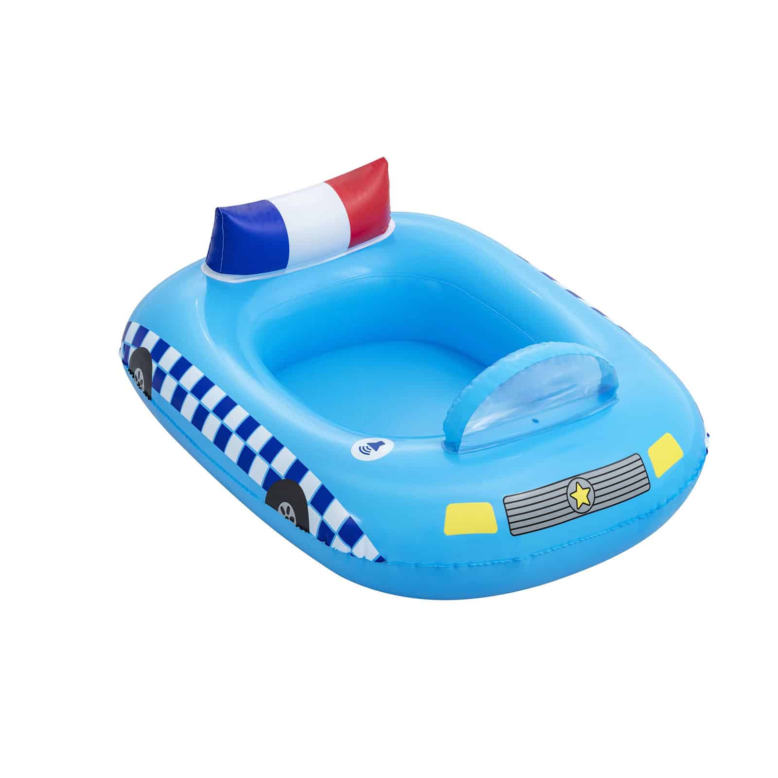 Gonfiabile Auto della Polizia Bestway 88x66x32 cm con Suono della Sirena  Polizia per Bambini da 3