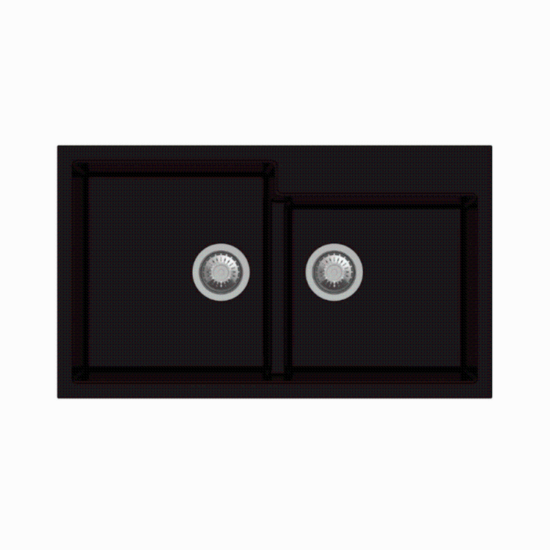 tip-toe-n200-vier-2-bacs-noir-leroy-merlin