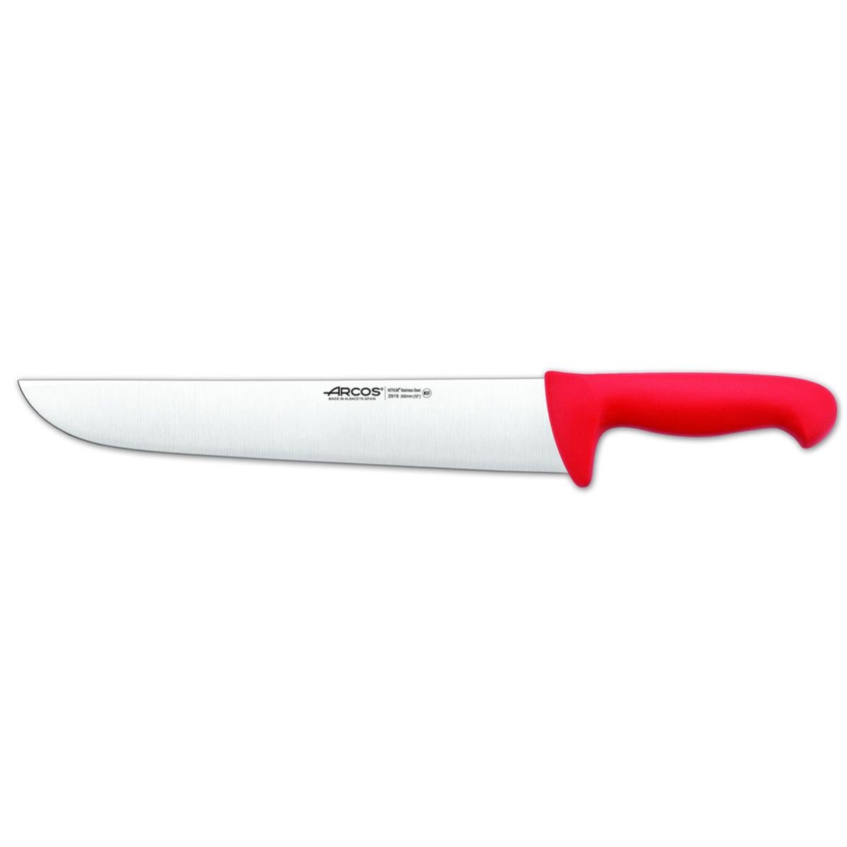 AUSONIA COLTELLO MACELLAIO LARGO INOX CM 20 MANICO POLIPROPILENE