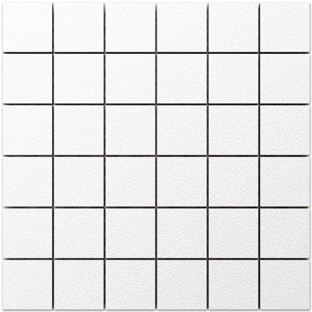 Mosaico in gres per cucina o bagno 30 x 30cm - Big white cubes
