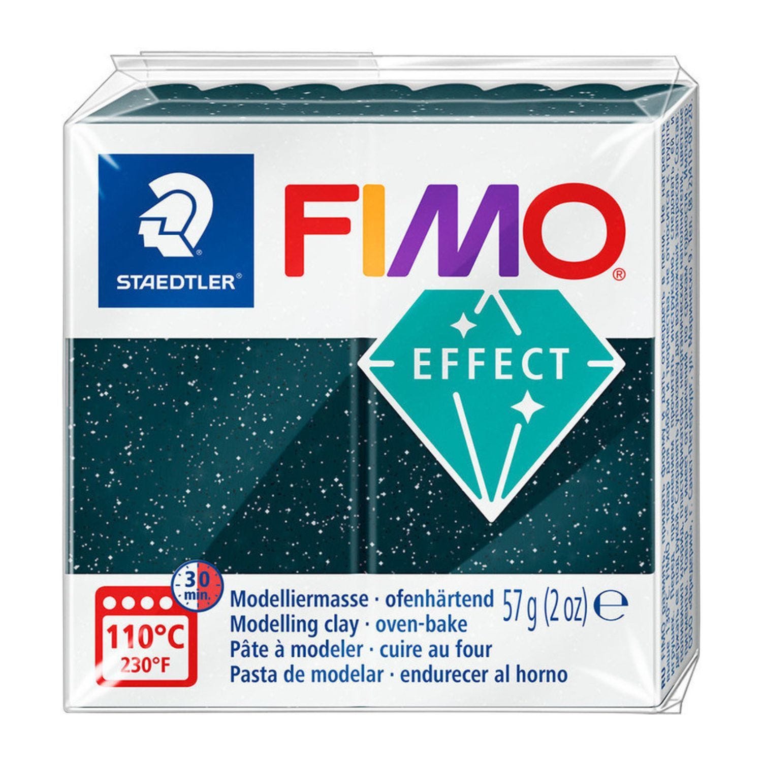 Pâte polymère Fimo Effect 57g Poussière d'étoiles - Staedtler